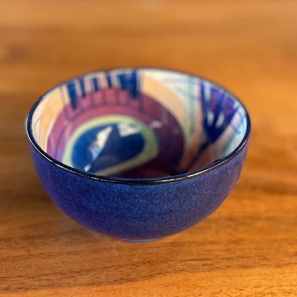 Vintage Royal Copenhagen TENERA Faience Rice Bowl By Inge-Lise Koefoed 137/2196 - Picture 7 of 14